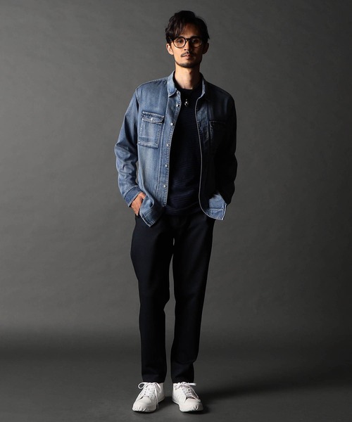 NICOLE CLUB FOR MEN(ニコルクラブフォーメン)の「レーヨン混ヘビーポンチ イージーパンツ(その他パンツ・メンズ・ブラック/その他1/ネイビー系/その他2/ブラウン系・SMALL/MEDIUM/LARGE/X-LARGE)」の13枚目の写真