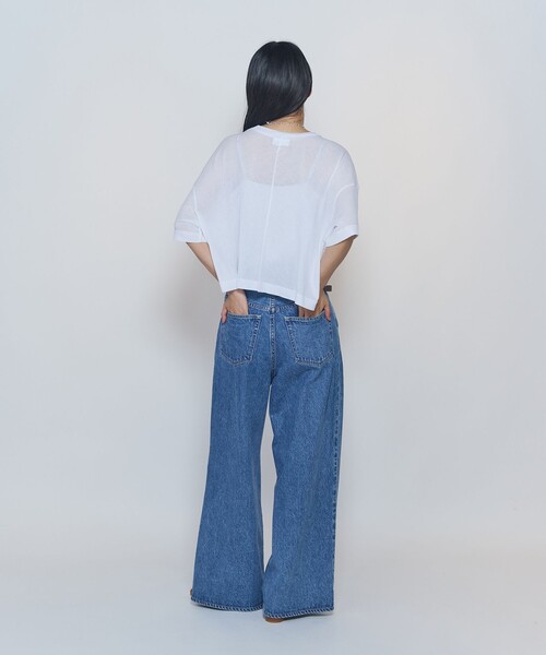 NEEDBY heritage(ニードバイヘリテージ)の「<NEEDBY heritage×1er Arrondissement>【別注】デニムパンツ"Charlotte"(デニムパンツ・レディース・インディゴブルー・34/38/36)」の7枚目の写真