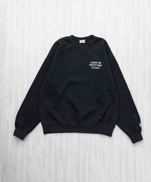 The Endless Summer(エンドレスサマー)の「TES BIKER BUHI EMB BIG SWEAT / クルーネックスウェット(スウェット・メンズ・ネイビー/グレー/ブラック・SMALL/MEDIUM/LARGE/X-LARGE)」の5枚目の写真