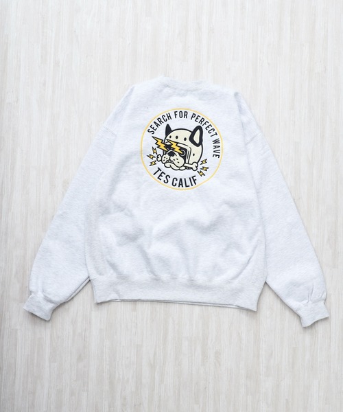 The Endless Summer(エンドレスサマー)の「TES BIKER BUHI EMB BIG SWEAT / クルーネックスウェット(スウェット・メンズ・ネイビー/グレー/ブラック・SMALL/MEDIUM/LARGE/X-LARGE)」の11枚目の写真