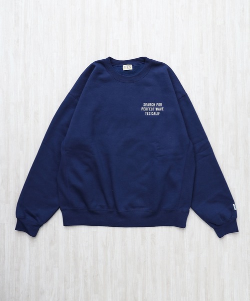 The Endless Summer(エンドレスサマー)の「TES BIKER BUHI EMB BIG SWEAT / クルーネックスウェット(スウェット・メンズ・ネイビー/グレー/ブラック・SMALL/MEDIUM/LARGE/X-LARGE)」の14枚目の写真
