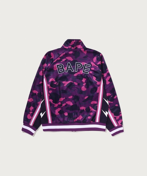 A BATHING APE(アベイシングエイプ)の「COLOR CAMO MESH RELAXED FIT TRACK JACKET(パーカー・メンズ・パープル/ネイビー/ブラウン・LARGE/SMALL/XX-LARGE/MEDIUM/X-LARGE)」の6枚目の写真