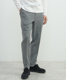 MEN'S MELROSE | ミックスツィードストレッチイージーパンツ(セットアップ可)(スラックス)