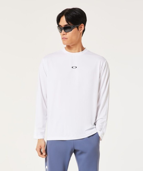OAKLEY(オークリー)の「【新着】オークリー ENHANCE QD LS TEE BOLD EVO 4.7/Tシャツ/スポーツ・トレーニング/OAKLEY(Tシャツ/カットソー・メンズ・ネイビー/ブラック/ホワイト・XL/S/L/M)」の4枚目の写真