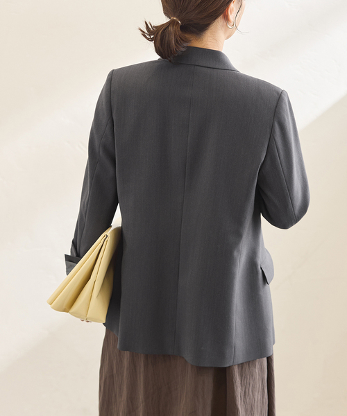 JOURNAL STANDARD(ジャーナルスタンダード)の「Double-breasted Blazer(テーラードジャケット・レディース・ネイビー/チャコールグレー・36/38)」の9枚目の写真