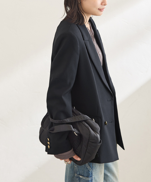 JOURNAL STANDARD(ジャーナルスタンダード)の「Double-breasted Blazer(テーラードジャケット・レディース・ネイビー/チャコールグレー・36/38)」の17枚目の写真