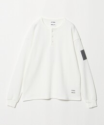 CITEN | <CITEN>ヘンリーネックワッフルロングスリーブシャツ(Tシャツ/カットソー)