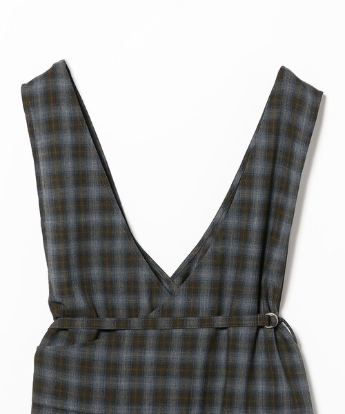 BEAMS BOY(ビームスボーイ)の「maturely / TW アレンジ チェック ワンピース(ワンピース・レディース・ブラウン/グリーン・ONE SIZE)」の22枚目の写真