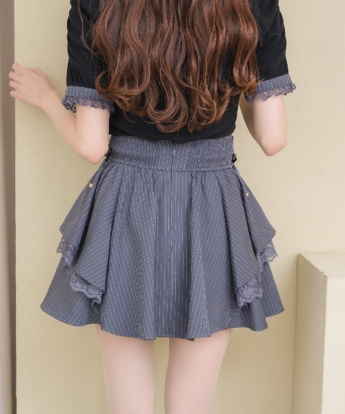 couture BY ROJITA(クチュールバイロジータ)の「レースアップラッフルスカパン(スカート・レディース・ブラック/ボルドー/グレー・FREE)」の19枚目の写真