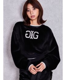 Symmetry GYDAフェイクファーショートトップス