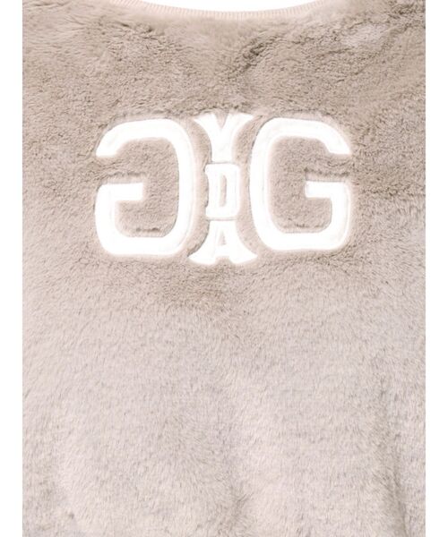 GYDA(ジェイダ)の「Symmetry GYDAフェイクファーショートトップス(Tシャツ/カットソー・レディース・ベージュ/オフホワイト/ブラック/その他1・FREE)」の7枚目の写真