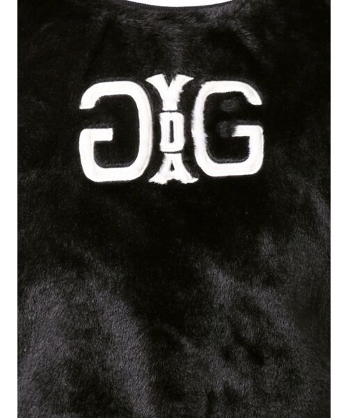 GYDA(ジェイダ)の「Symmetry GYDAフェイクファーショートトップス(Tシャツ/カットソー・レディース・ベージュ/オフホワイト/ブラック/その他1・FREE)」の9枚目の写真