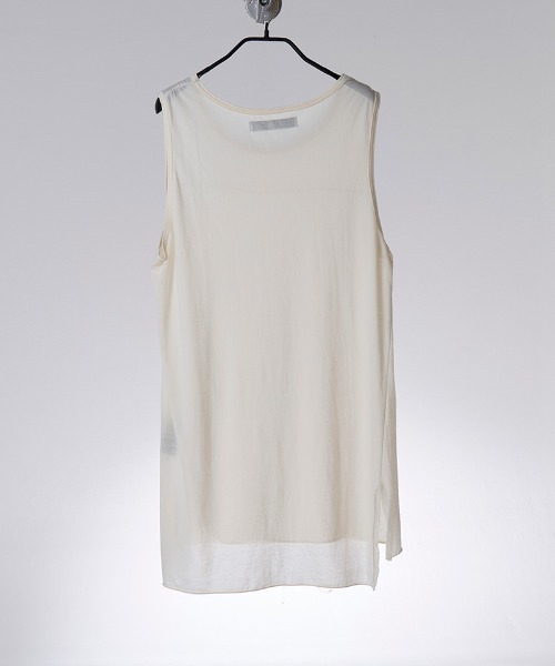 NAPE_（ネイプ）の「mta629-SHEER - TK タンクトップ(NPS-118)（タンクトップ・メンズ・キナリ/ホワイト/ブラック・4/3/2/1）」の9枚目の写真