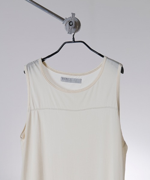 NAPE_（ネイプ）の「mta629-SHEER - TK タンクトップ(NPS-118)（タンクトップ・メンズ・キナリ/ホワイト/ブラック・4/3/2/1）」の14枚目の写真