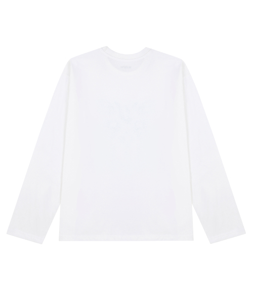 BLUEING（ブルーイング）の「BLUEING AURA LONG SLEEVE [WHITE]（Tシャツ/カットソー・メンズ・その他・MEDIUM/LARGE）」の2枚目の写真