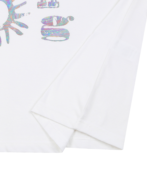 BLUEING（ブルーイング）の「BLUEING AURA LONG SLEEVE [WHITE]（Tシャツ/カットソー・メンズ・その他・MEDIUM/LARGE）」の6枚目の写真