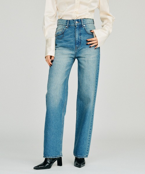 PRANK PROJECT(プランクプロジェクト)の「【2026Winter Pre-Order】ストレートレッグデニム / Straight-Leg Denim(デニムパンツ・レディース・ブラウン/ブルー/ブラック・38/36)」の3枚目の写真