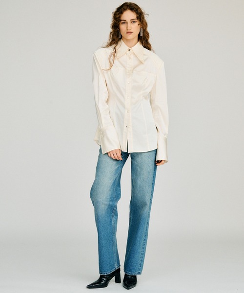 PRANK PROJECT(プランクプロジェクト)の「【2026Winter Pre-Order】ストレートレッグデニム / Straight-Leg Denim(デニムパンツ・レディース・ブラウン/ブルー/ブラック・38/36)」の4枚目の写真