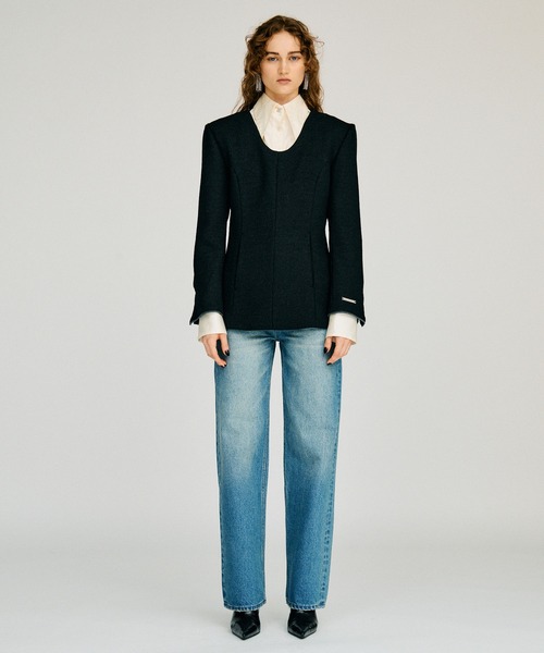 PRANK PROJECT(プランクプロジェクト)の「【2026Winter Pre-Order】ストレートレッグデニム / Straight-Leg Denim(デニムパンツ・レディース・ブラウン/ブルー/ブラック・38/36)」の5枚目の写真