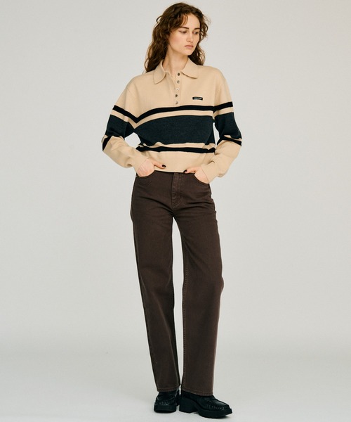 PRANK PROJECT(プランクプロジェクト)の「【2026Winter Pre-Order】ストレートレッグデニム / Straight-Leg Denim(デニムパンツ・レディース・ブラウン/ブルー/ブラック・38/36)」の7枚目の写真