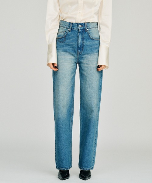 PRANK PROJECT(プランクプロジェクト)の「【2026Winter Pre-Order】ストレートレッグデニム / Straight-Leg Denim(デニムパンツ・レディース・ブラウン/ブルー/ブラック・38/36)」の9枚目の写真