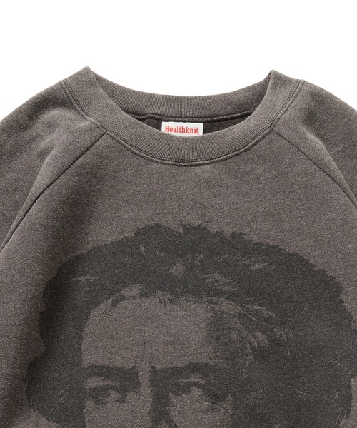 bonjour records（ボンジュールレコーズ）の「Healthknit for bonjour records Beethoven Sweatshirt　ヘルスニット ベートーベン スウェットシャツ（スウェット・メンズ・ブラック系その他/グレー・XL/L/M）」の6枚目の写真
