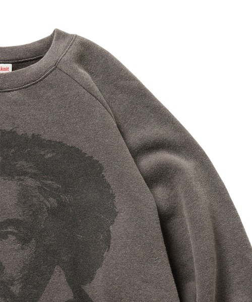 bonjour records（ボンジュールレコーズ）の「Healthknit for bonjour records Beethoven Sweatshirt　ヘルスニット ベートーベン スウェットシャツ（スウェット・メンズ・ブラック系その他/グレー・XL/L/M）」の7枚目の写真