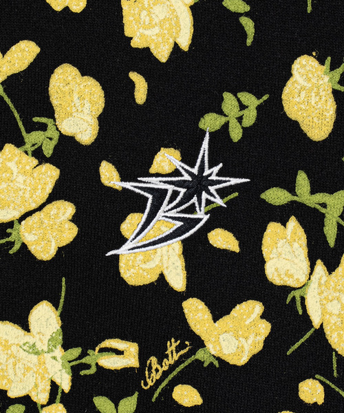 BOTT(ボット)の「BoTT / ボット Flower Zip Hoodie(パーカー・メンズ・ライトグレー/ブラック・MEDIUM/X-LARGE/LARGE)」の5枚目の写真