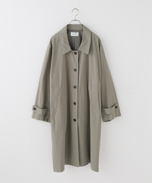 LOW CLASSIC（ロウ　クラシック）の「【LOW CLASSIC/ロウ クラシック】 Draped trench coat（トレンチコート）」