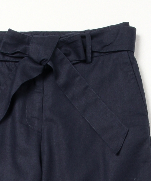 BEAMS LIGHTS Women's（ビームスライツ ウィメンズ）の「BEAMS LIGHTS / 綿麻スラブリボン パンツ（その他パンツ・レディース・ベージュ/オリーブ/ネイビー・38/36）」の15枚目の写真