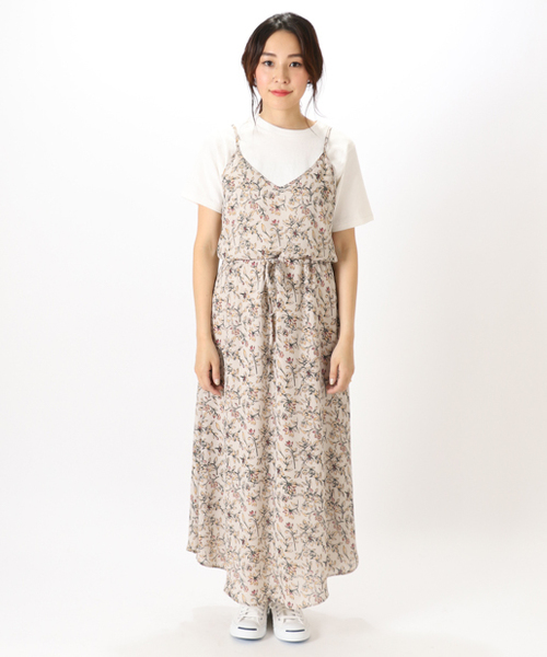 goocy（グーシー）の「キャミワンピース（ワンピース・レディース・ブルー系その他/ベージュ系その他/レッド/アイボリー・FREE）」の5枚目の写真