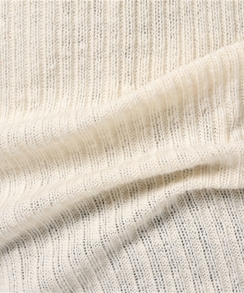 WARREN SCOTT(ワレーンスコット)の「WARREN SCOTT タートルネックリブニット(ニット/セーター・レディース・オフホワイト/ライトグレー/ブラック・FREE)」の10枚目の写真