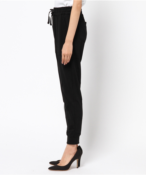 Pierrot（ピエロ）の「ポンチ素材ジョガーパンツ（その他パンツ・レディース・ネイビー/ブラック/カーキ/チャコールグレー・M/L）」の6枚目の写真