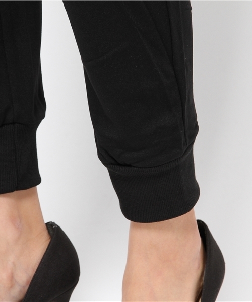 Pierrot（ピエロ）の「ポンチ素材ジョガーパンツ（その他パンツ・レディース・ネイビー/ブラック/カーキ/チャコールグレー・M/L）」の11枚目の写真