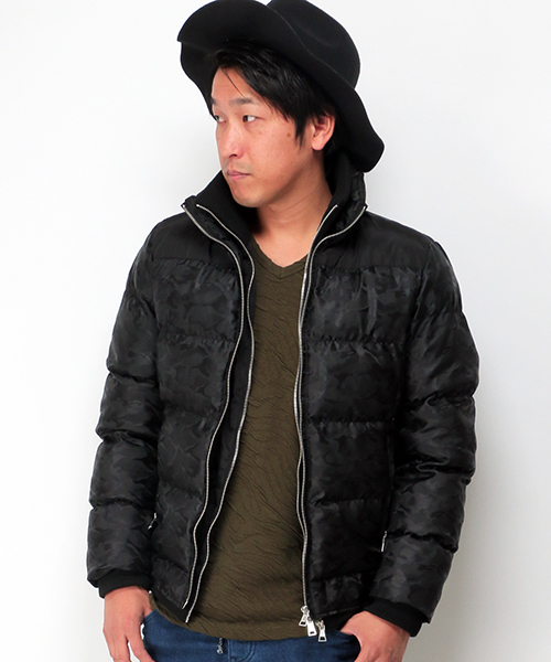 VENCEEXCHANGE（ヴァンスエクスチェンジ）の「迷彩中綿ブルゾン（ブルゾン・メンズ・ブラック/ネイビー・MEDIUM/LARGE）」の2枚目の写真