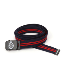 GUILD PRIME | 【GUILD PRIME】MENS ローラーバックルストライプベルト(ベルト)