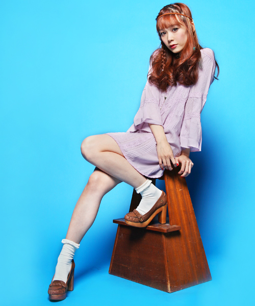 LOVE GIRLS MARKET（ラブ ガール マーケット）の「AMIモカパンプス（パンプス・レディース・オフホワイト/ブラウン/ブラック・LARGE/MEDIUM）」の4枚目の写真