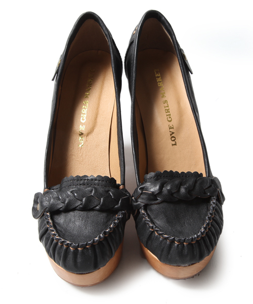 LOVE GIRLS MARKET（ラブ ガール マーケット）の「AMIモカパンプス（パンプス・レディース・オフホワイト/ブラウン/ブラック・LARGE/MEDIUM）」の8枚目の写真