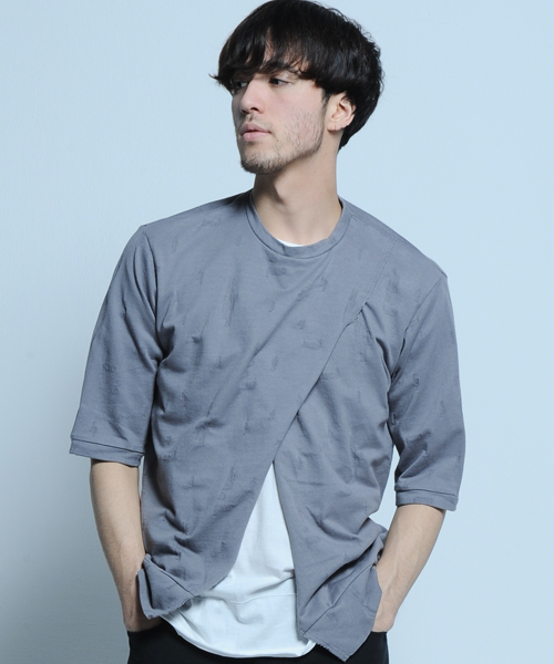 VIRGOwearworks（ヴァルゴウェアワークス）の「DIVISION WAY（Tシャツ/カットソー・メンズ・ネイビー/ブラック/グレー・2/3/4）」の5枚目の写真