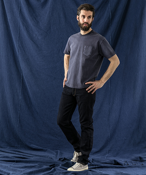 WORK NOT WORK URBAN RESEARCH(ワークノットワークアーバンリサーチ)の「WORK NOT WORK ピグメントラウンドヘムポケットTシャツ(Tシャツ/カットソー・メンズ・オフホワイト/チャコールグレー/ネイビー/ピンク/グリーン/マスタード・MEDIUM/LARGE/SMALL)」の5枚目の写真