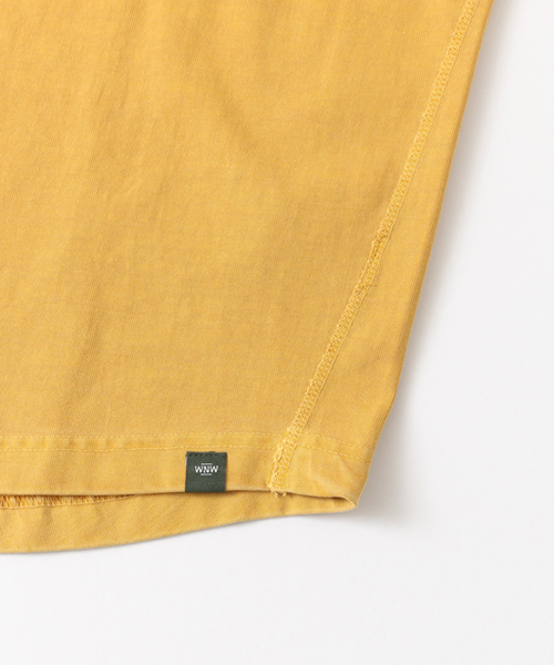 WORK NOT WORK URBAN RESEARCH(ワークノットワークアーバンリサーチ)の「WORK NOT WORK ピグメントラウンドヘムポケットTシャツ(Tシャツ/カットソー・メンズ・オフホワイト/チャコールグレー/ネイビー/ピンク/グリーン/マスタード・MEDIUM/LARGE/SMALL)」の22枚目の写真