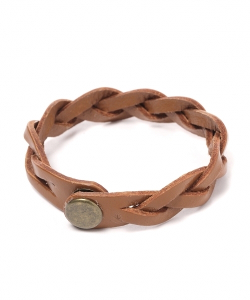 GLOBAL WORK（グローバルワーク）の「レザーブレスレット/744537（ブレスレット・メンズ・ベージュ/ブラック/その他/ブラウン系その他/ベージュ系その他/ダークブラウン・FREE）」の5枚目の写真