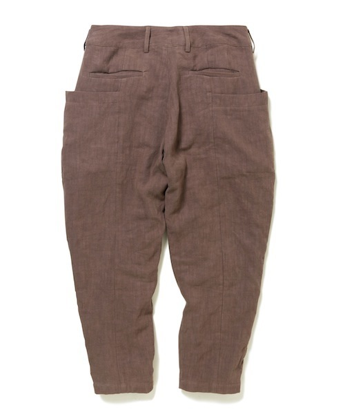 rehacer(レアセル)の「rehacer : Big Pocket Wide Hemp PT / ビッグポケットヘンプパンツ(その他パンツ・メンズ・ブラウン/ネイビー・SMALL/MEDIUM/LARGE)」の3枚目の写真