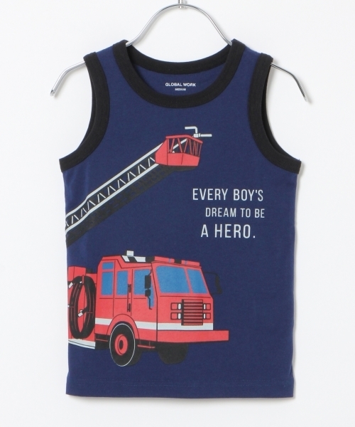 GLOBAL WORK(グローバルワーク)の「キッズ【吸水速乾】プリントタンク17/759524(タンクトップ・キッズ・グレー/イエロー/ネイビー/ブラック・XX-LARGE/SMALL/LARGE/MEDIUM/X-LARGE)」の13枚目の写真