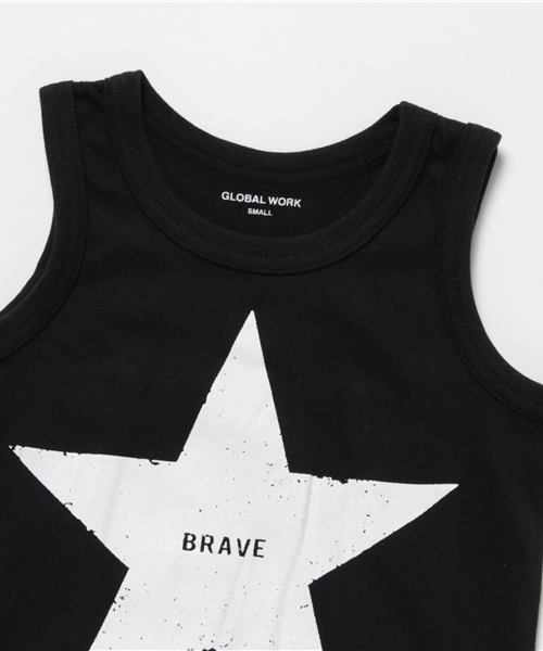GLOBAL WORK(グローバルワーク)の「キッズ【吸水速乾】プリントタンク17/759524(タンクトップ・キッズ・グレー/イエロー/ネイビー/ブラック・XX-LARGE/SMALL/LARGE/MEDIUM/X-LARGE)」の6枚目の写真