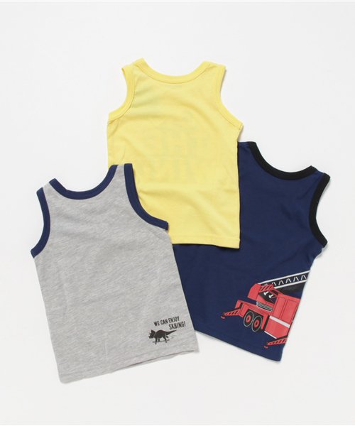 GLOBAL WORK(グローバルワーク)の「キッズ【吸水速乾】プリントタンク17/759524(タンクトップ・キッズ・グレー/イエロー/ネイビー/ブラック・XX-LARGE/SMALL/LARGE/MEDIUM/X-LARGE)」の8枚目の写真