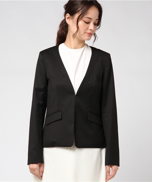 SWINGLE（スウィングル）の「ノーカラージャケット◇（ノーカラー