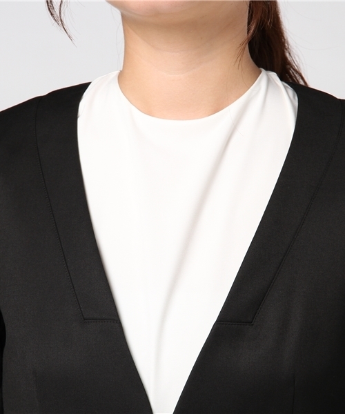 SWINGLE（スウィングル）の「ノーカラージャケット◇（ノーカラー