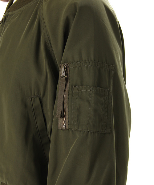 Honeys（ハニーズ）の「ショート丈リブブルゾン（ブルゾン・レディース・ブラック/カーキ/ピンク・L/M/LL）」の13枚目の写真