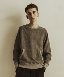 Eric Wool Faced Pocket Crewneck